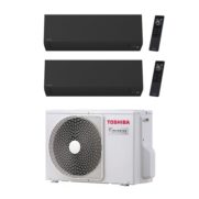 ac toshiba multisplit 2x edge black