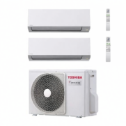 toshiba multisplit 2x edge white